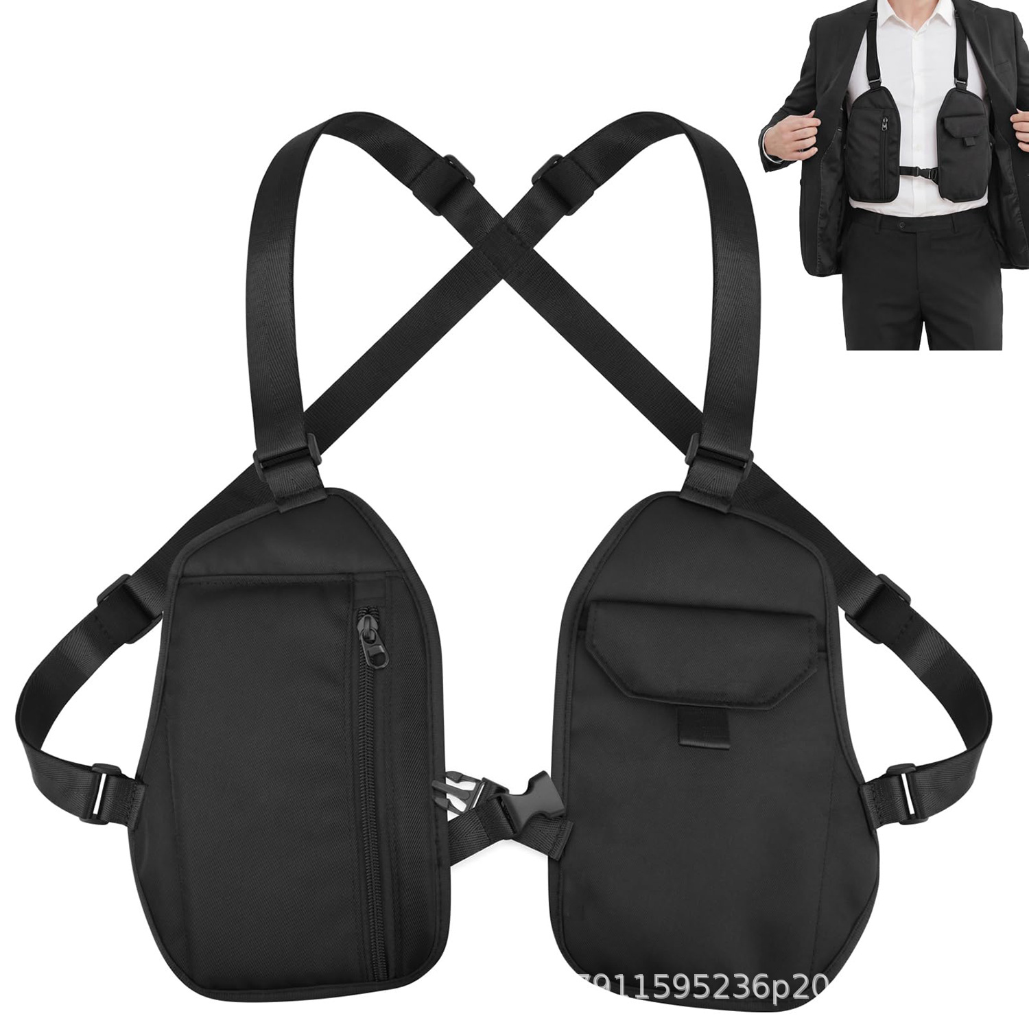 Handheld one-shoulder bag, organizer bag for traveling, Amazon, worn on the shoulder, anti-theft