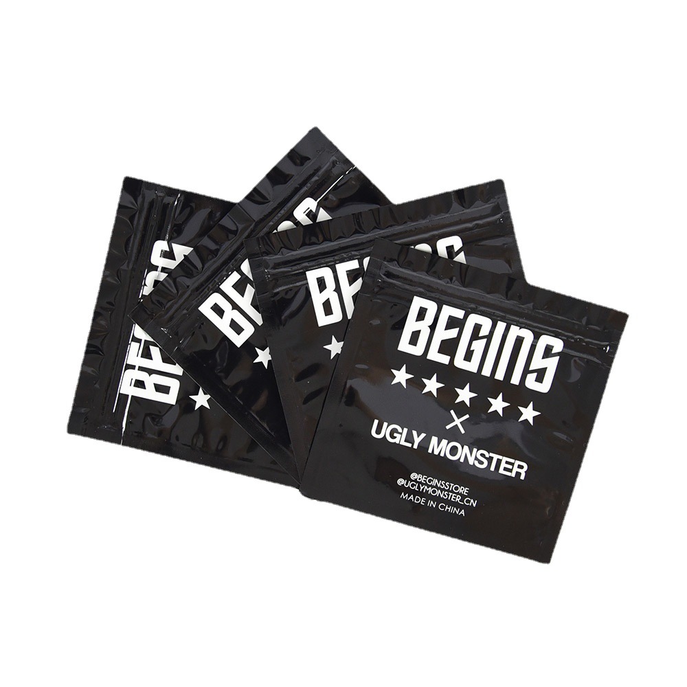 湿巾避孕套自封拉链鱼钩鱼饵锦锂底料防伪线塑料包装袋饲料小袋子