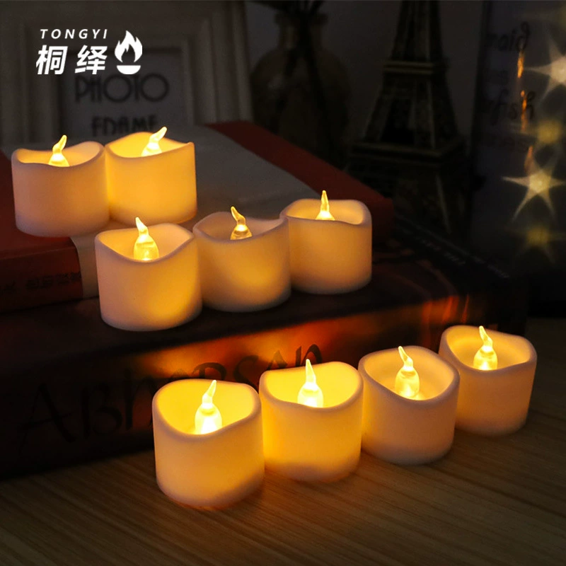 Креативная маленькая светодиодная цифровая свеча для Хэллоуина, Рождества, свадеб и вечеринок