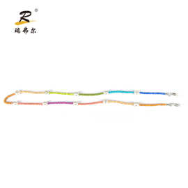 时尚眼镜绳子 网红彩色小珠珠眼镜链子 儿童卡通眼镜绳口罩挂脖链