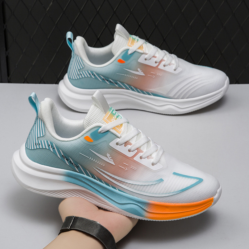 Autumn New Wholesale Running Shoes Fashion Trendy Cold-Stick Low-Top Men's Shoes Mesh Breathable Casual Student Sports Shoes
