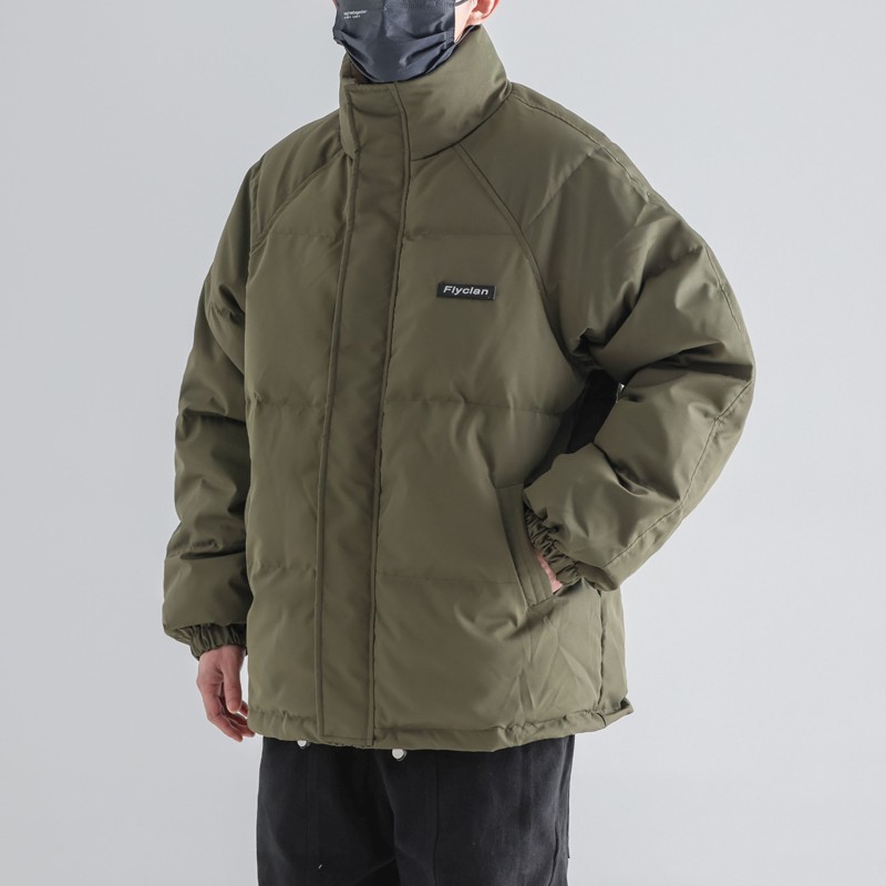 Men's Japanese keep warm velvet down jacket