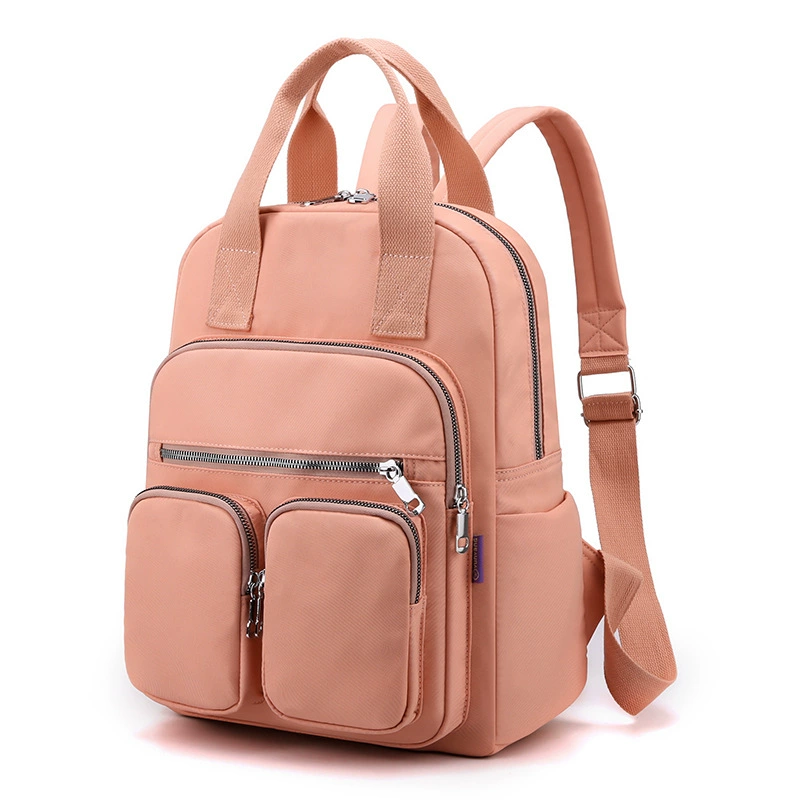 Backpack, capacious nylon bag for leisure, autumn, for students