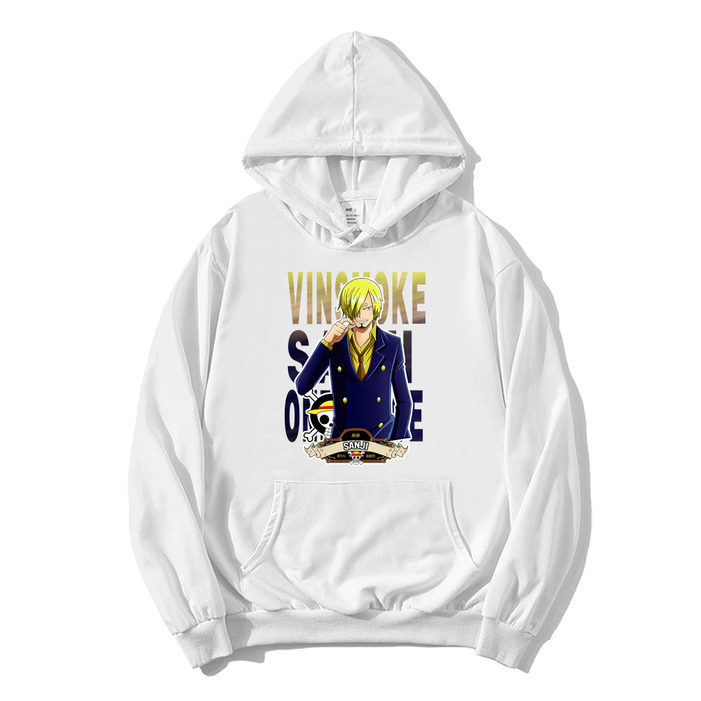 Suéter de manga larga de One Piece Sauron Luffy Anime Segunda dimensión Periférico Moda Otoño e invierno Suéter para hombres y mujeres Suéter con capucha
