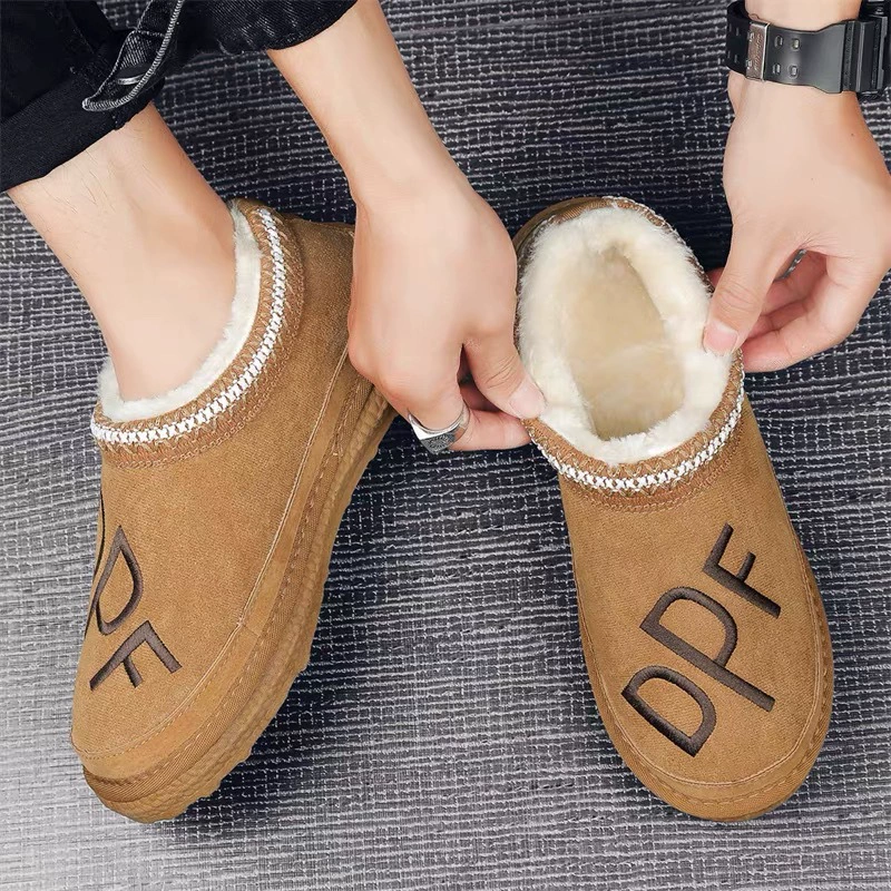Winter new snow boots for men and women, warm and velvet thickened cotton boots, bread shoes, Northeast large cotton shoes