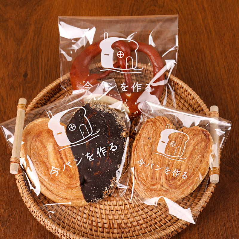 透明面包袋烘焙包装袋子甜甜圈贝果自粘欧包可颂打包袋商用批发