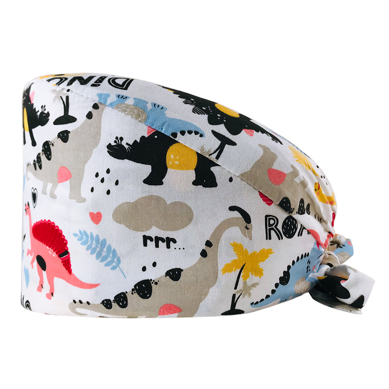 Nuevo Gorro de Enfermera para UCI con Lindos Estampados, Algodón Puro, Gorro de Cocina, Odontología, Belleza y Medicina, Unisex, en Existencia.