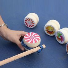 怀旧木制大陀螺老式抽大号成人少年儿童健身木质打冰猴