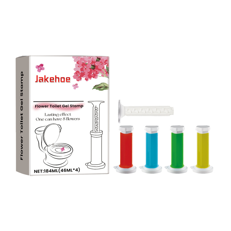 JAKEHOE 厕所凝胶除臭花 家用厕所除垢除臭留香去异味马桶清洁剂|undefined
