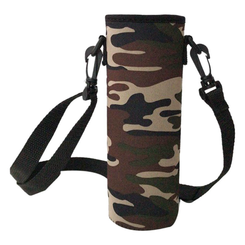 Чехол для термоса в стиле ремешка, мультяшная детская крышка для бутылки с водой, стеклянная чашка, изолированный материал для дайвинга, плечевой ремень, крышка горшка, оптовая продажа