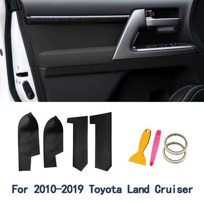 Suitable for 08-21 Toyota Land Cruiser Modified Door Panel Leather Land Cruiser Door Armrest Leather Cover