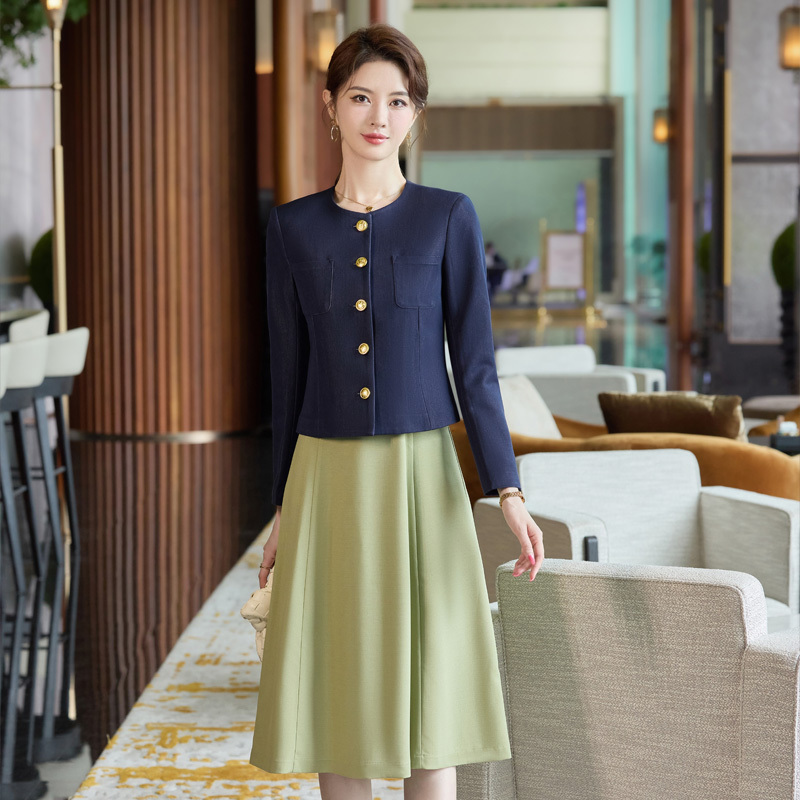 西装套装女2025新款连衣裙休闲百搭气质外套纯色女士修身西服套裙|undefined