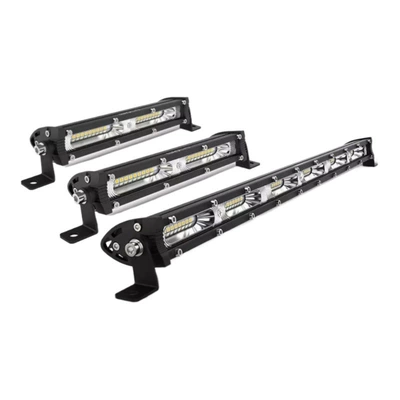 Car Led Strip Light Single Row Work Light 7inch 14inch 20inch Off-Road Vehicle Light Grille Modification Spotlight (İşçi projektorları) - 7-inches-60w