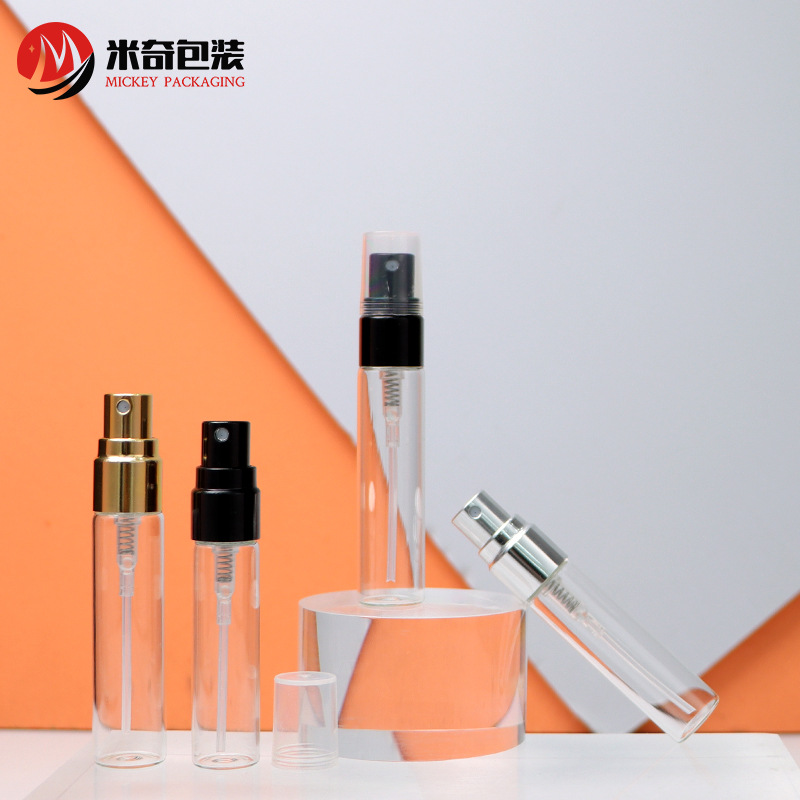 5ml-6ml香水管喷雾瓶小样l透明玻璃香水瓶原液精华分装瓶