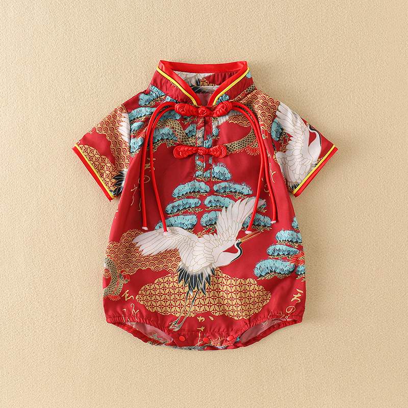 Children's summer thin bodysuit girl's