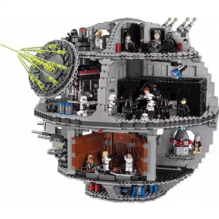 Совместимый с LEGO 75159 серия Звёздные Войны Звёздная Смерть 3-в-1 строительный набор