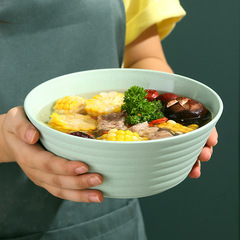 日式簡約拉麵碗塑料碗大號家用泡麵麻辣燙螺螄粉專用湯碗餐具防摔