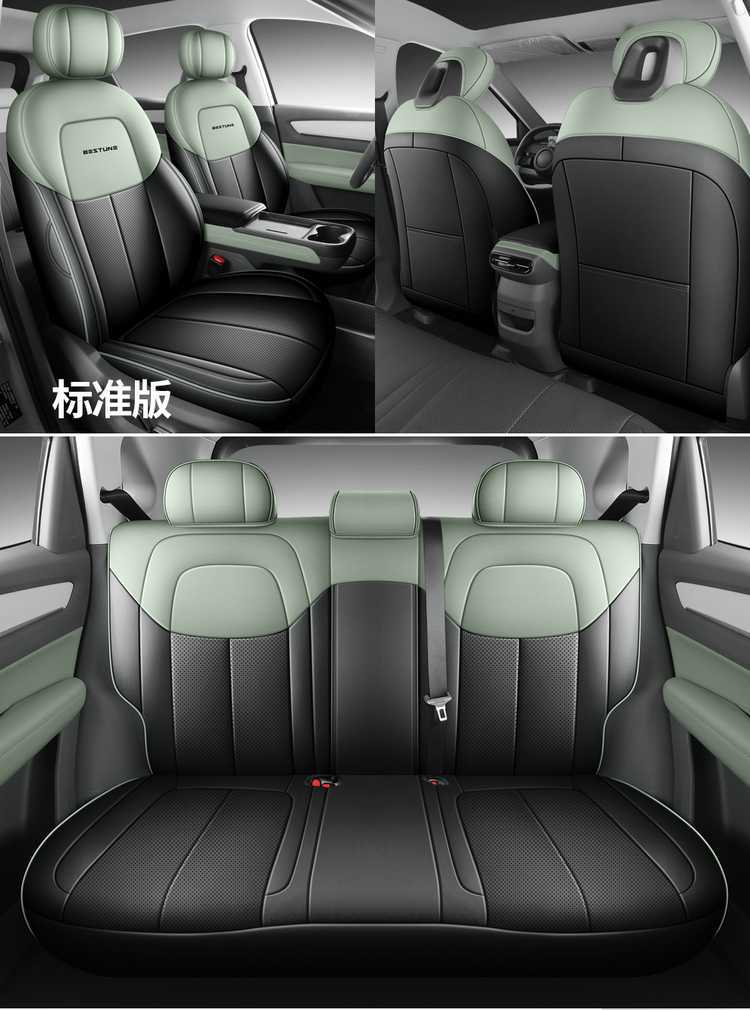 New 2526 Penteng Yueyi 03 New Energy Electric Vehicle Special Full-Coverage Seat Cover Four-Season Leather Cushion Seat Cover