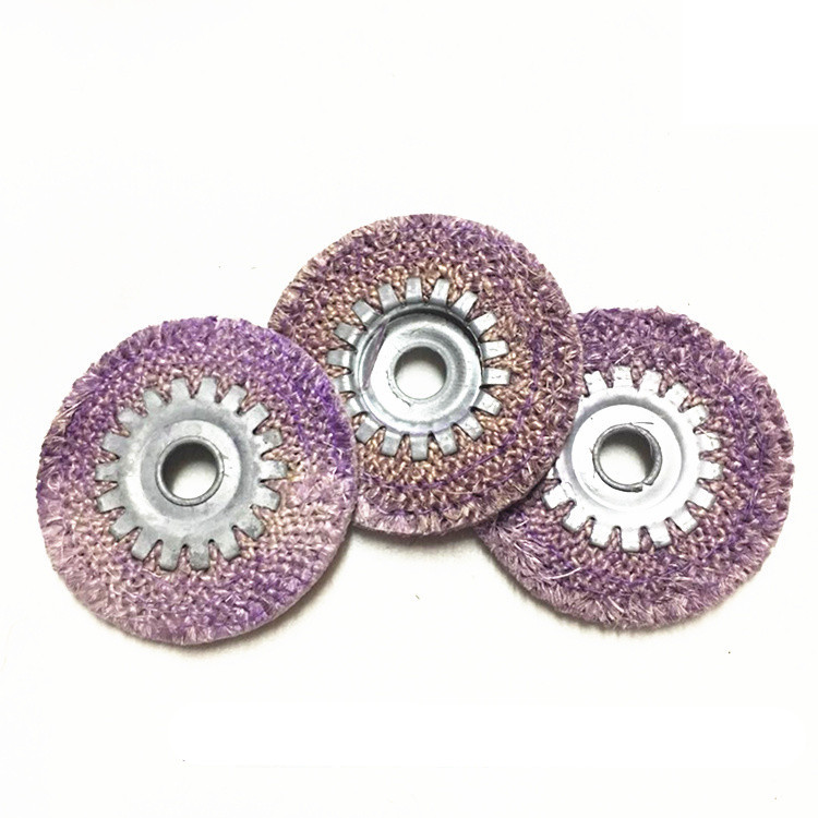 Dongda pulido rueda de cáñamo 100 * 16 púrpura Lixiang molino de ángulo pulido rueda de tela 4 pulgadas Yangjiang