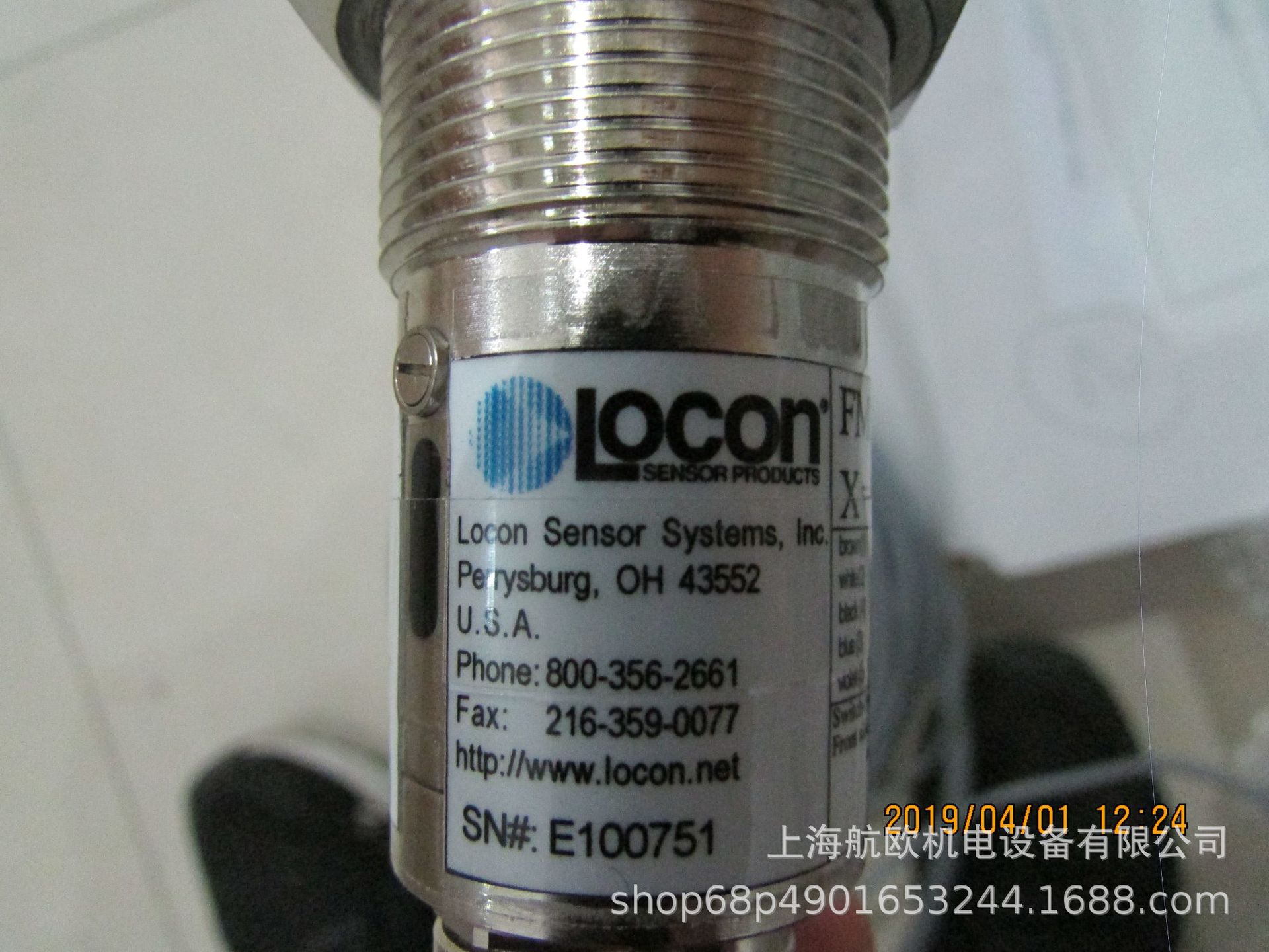 LOCON传感器E-PPE0L1AASF206，003-454-A200-D