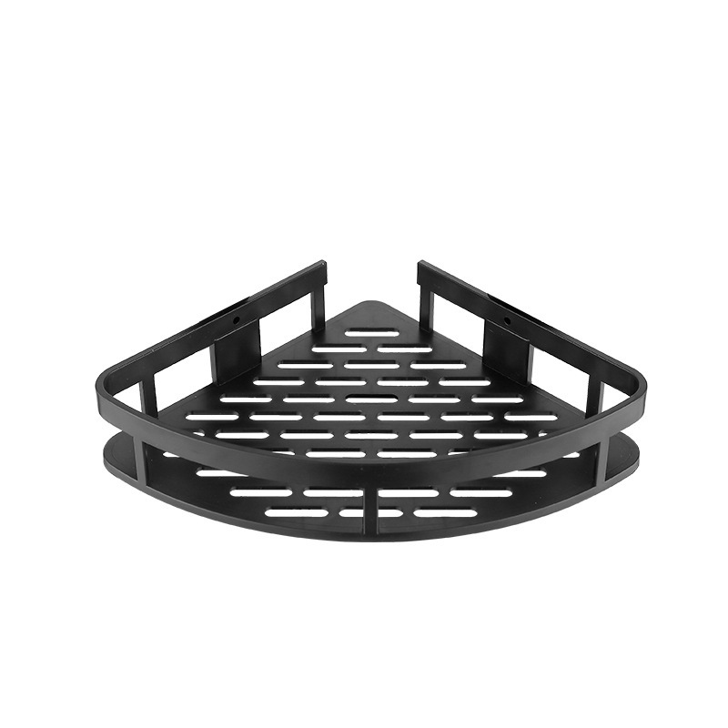 Triangular estante ventosa pared esquina de baño multicapa impermeable sin perforación rack fuente fabricante
