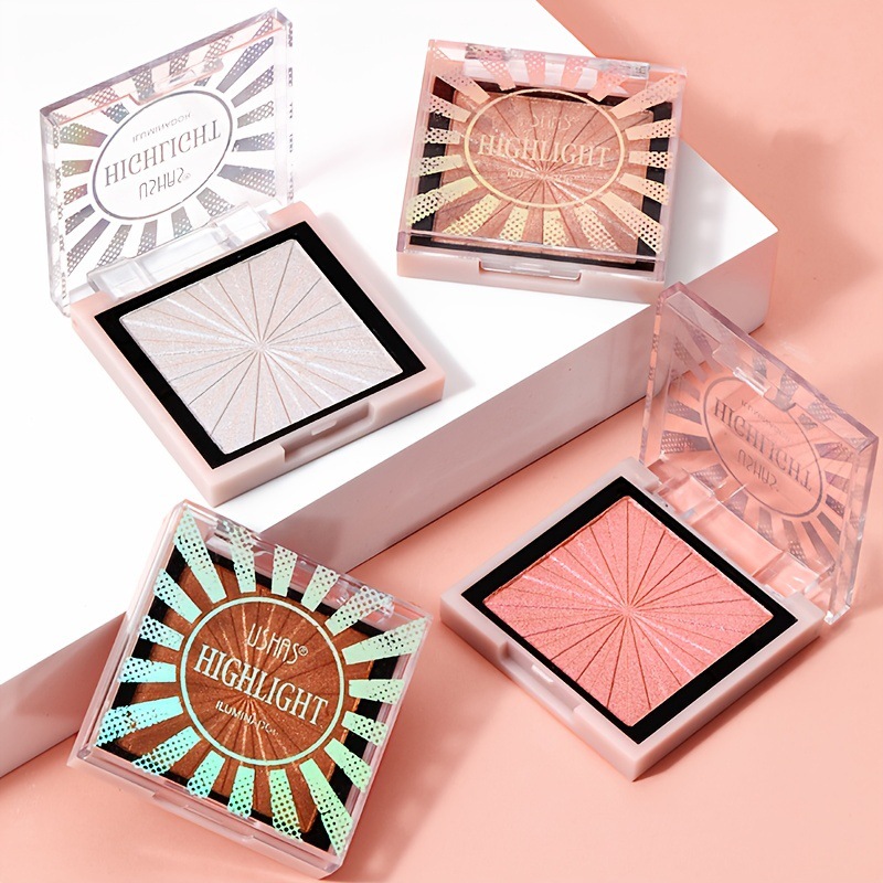 USHAS transfronterizo venta caliente Europa y América portátil pequeño cuadrado multicolor resaltado ES4182