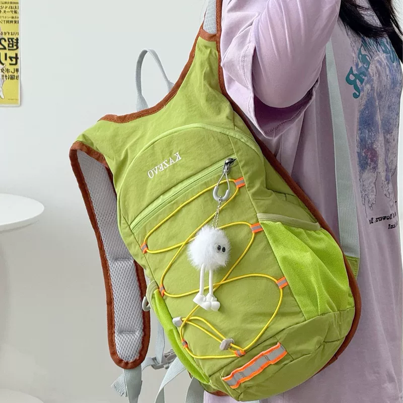 Travel backpack for hiking, sports equipment, school bag for students