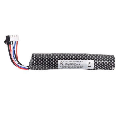 18350 toy soft bullet gun 11.1V lithium battery 2000mAH cylindrical high power SM plug strip holder