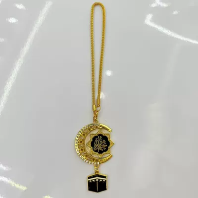 car accessories, alloy | Car hanging - black-gold-sky-and-sky-house