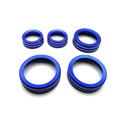 Other Automotive Interior Supplies – Suitable for 22-24 Ford - model-22-24-knob-ring-blue-5-piece-set