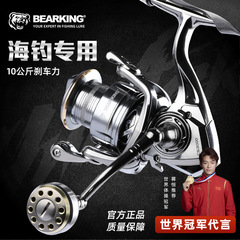 BEARKING熊王24新款海釣紡車輪10kg剎車5+1不鏽鋼軸承廠家批發