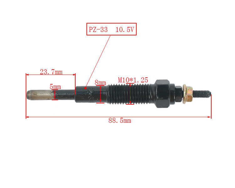 Barras de calentamiento eléctricas de la vela de ignición de la carretilla elevadora para el precalentamiento de la vela de calentamiento eléctrico NGK de las piezas de motor de la carretilla elevadora Mazda HAXA