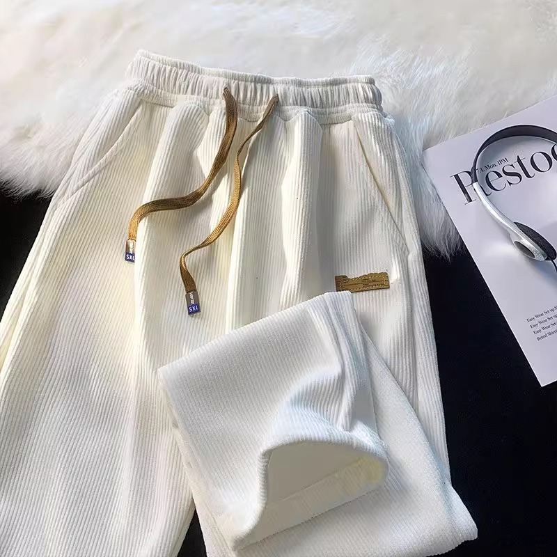 Herren Cordhose Mit Weitem Bein Für Einen Lässigen Look_voghion.com