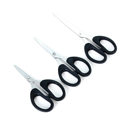 Factory Wholesale Stainless Steel Home Office Stationery Scissors Foreign Trade Children's Scissors Student Handicraft Paper Cutting Scissors
