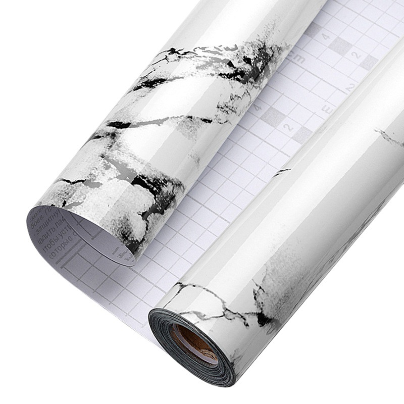 Pegatinas de mármol de imitación pegatinas de cocina a prueba de aceite a prueba de agua pegatinas de pared resistentes a altas temperaturas muebles mesa de comedor renovación papel pintado autoadhesivo