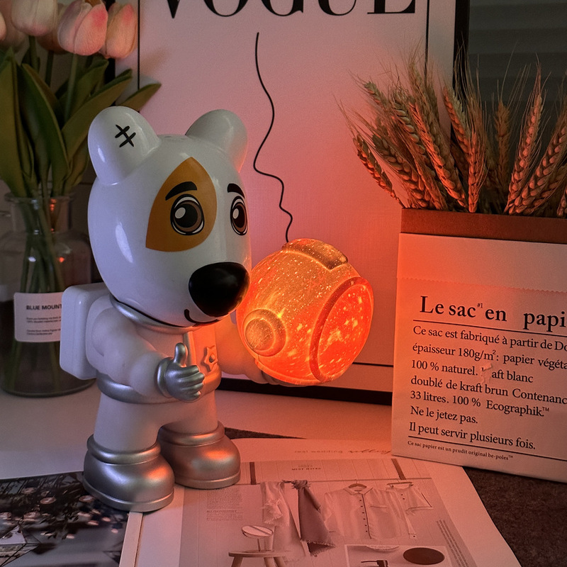 宇宙犬bluetoothスピーカー七色光夢星空置物携帯音響プレゼントクロスボーダー爆金サブウーファ|undefined