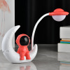 Astronaut, moon, LED night light, atmospheric jewelry for bed for elementary school students, reading, table lamp