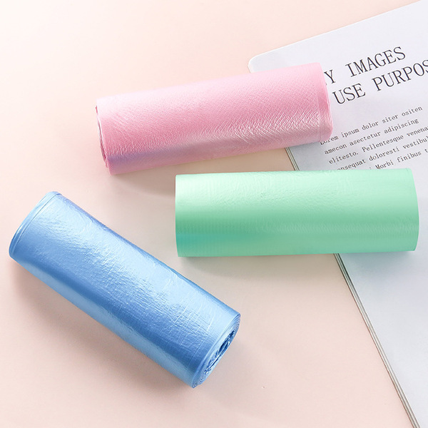 Plastic disposable garbage bag for home use
