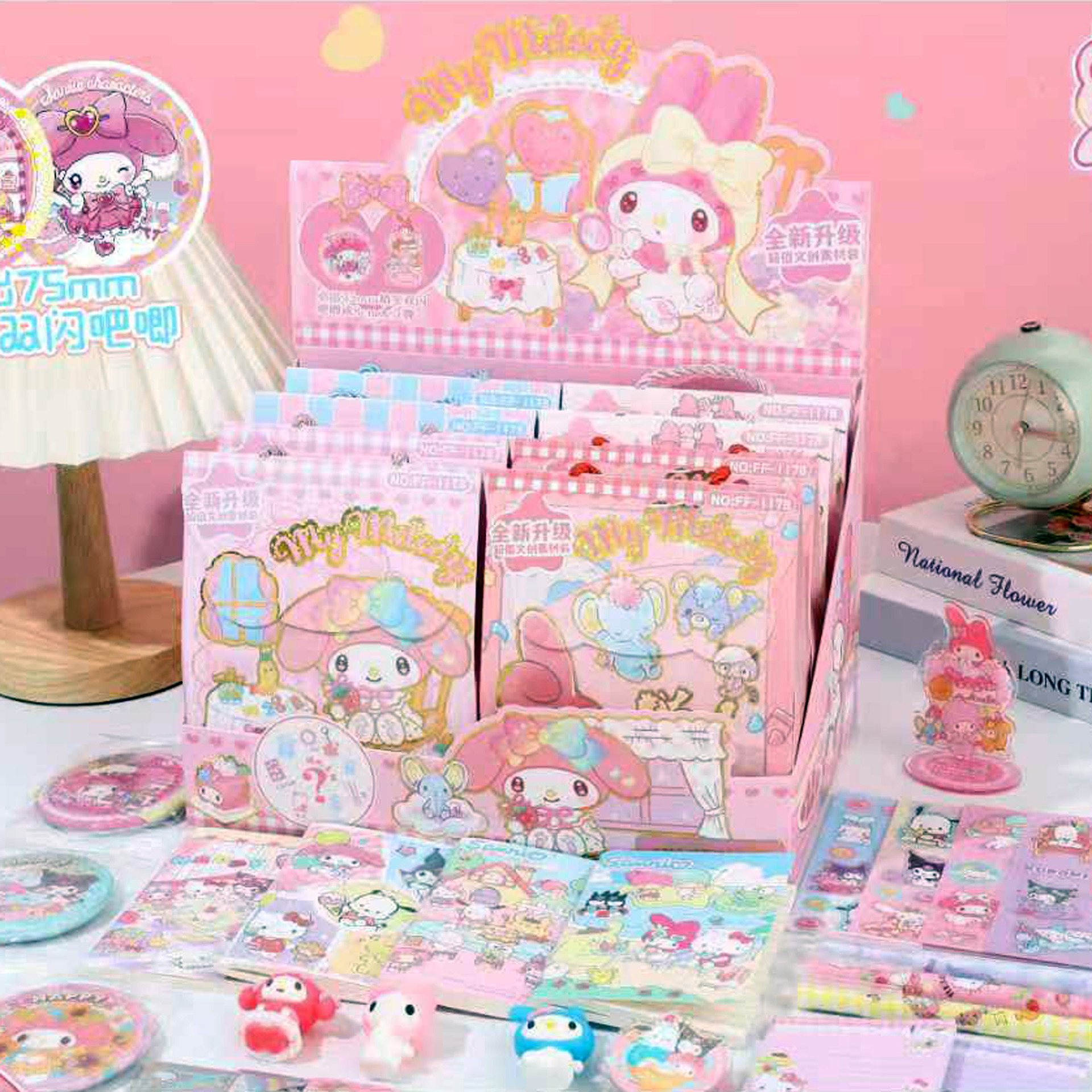 Comercio exterior venta STARMAN estrella de papelería bolsas ciegas creativas dibujos animados exquisitos juegos de moda caja ciega set papelería