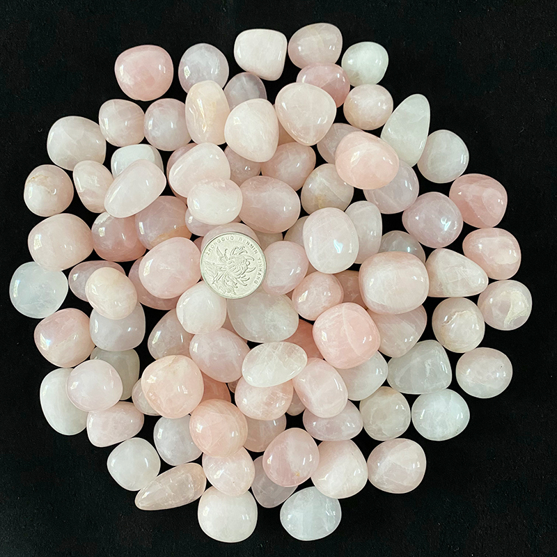 南京雨花石原石鹅卵石鱼缸石头花盆彩色石子七彩小石头五彩石|undefined