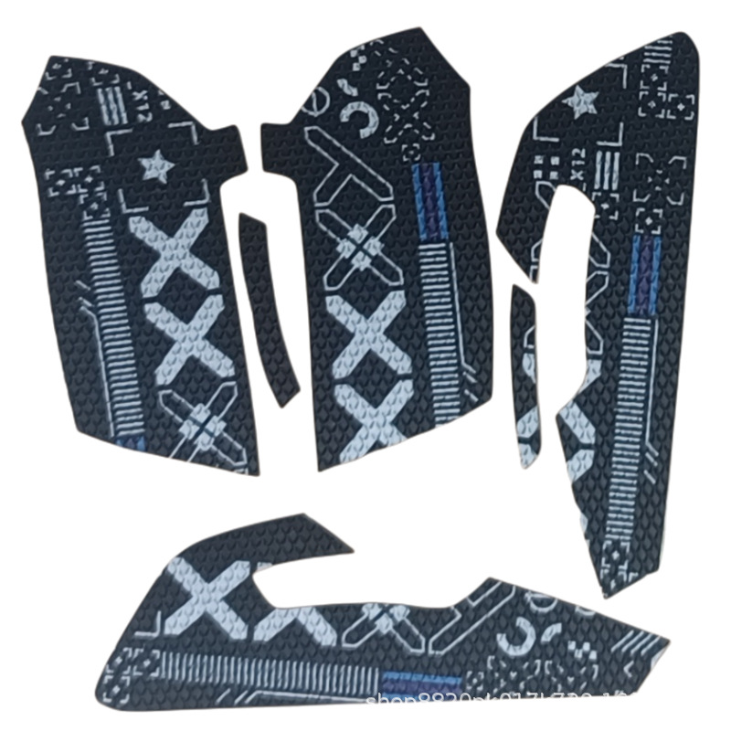 Adecuado para la versión con cable de Thunder Snake Viper 8K versión inalámbrica Ultimate mouse etiqueta antideslizante con estampado de veneno Mini etiqueta antideslizante