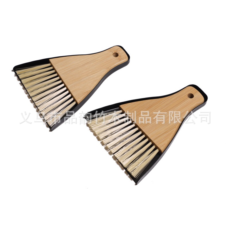 扫把簸箕套装组合跨境现货家用清洁用品竹子柄PP丝便捷黑色喷漆款