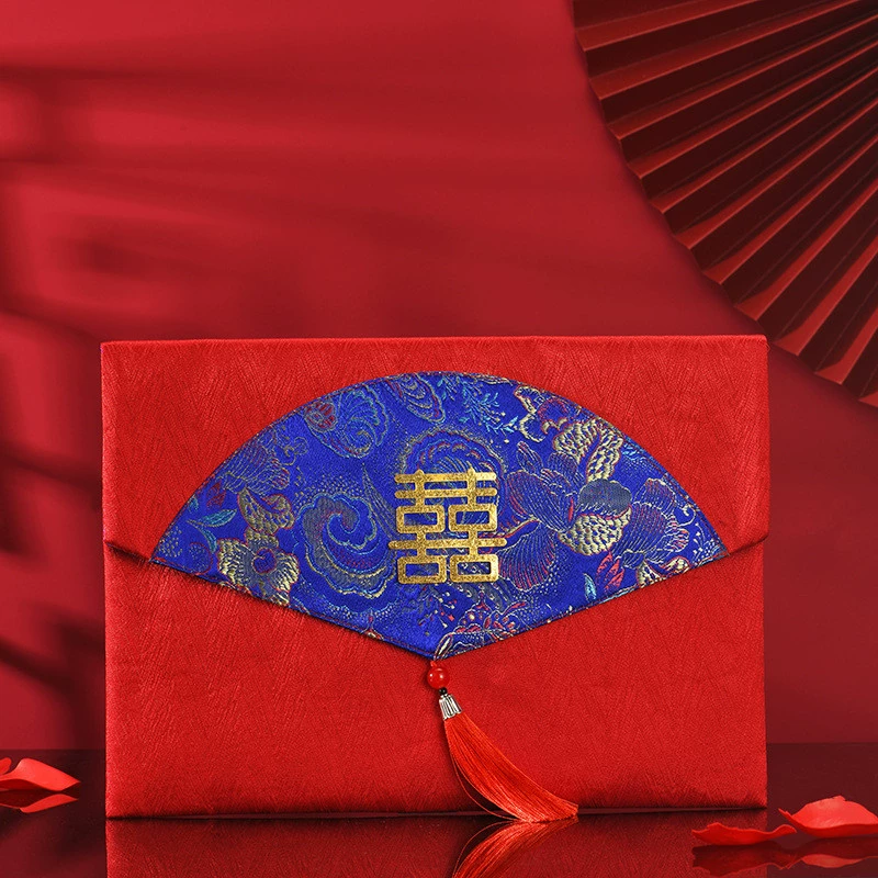 Wedding red envelope wedding new Chinese retro creative personality red envelope red envelopes red envelope bag is a sealing 10,000 yuan to wholesale