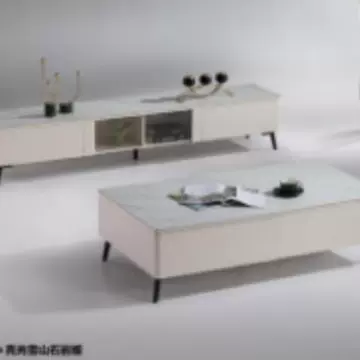 3159-7028岩板电视柜茶几组合简约现代轻奢电视机地柜子家用卧室