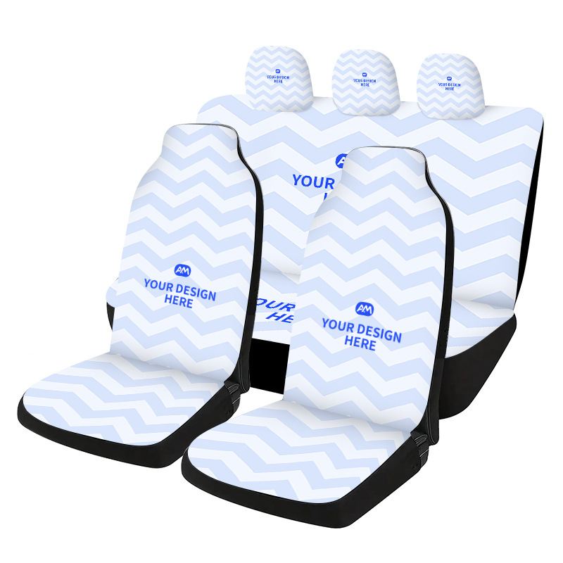 Seven-piece car seat cover set, all-season full-cover seat covers, car protective seat cushion covers, supports custom production based on provided designs