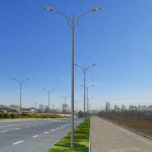 双臂单臂接电工程6.8.12米市政款路灯杆照明一体杆定制户外led灯