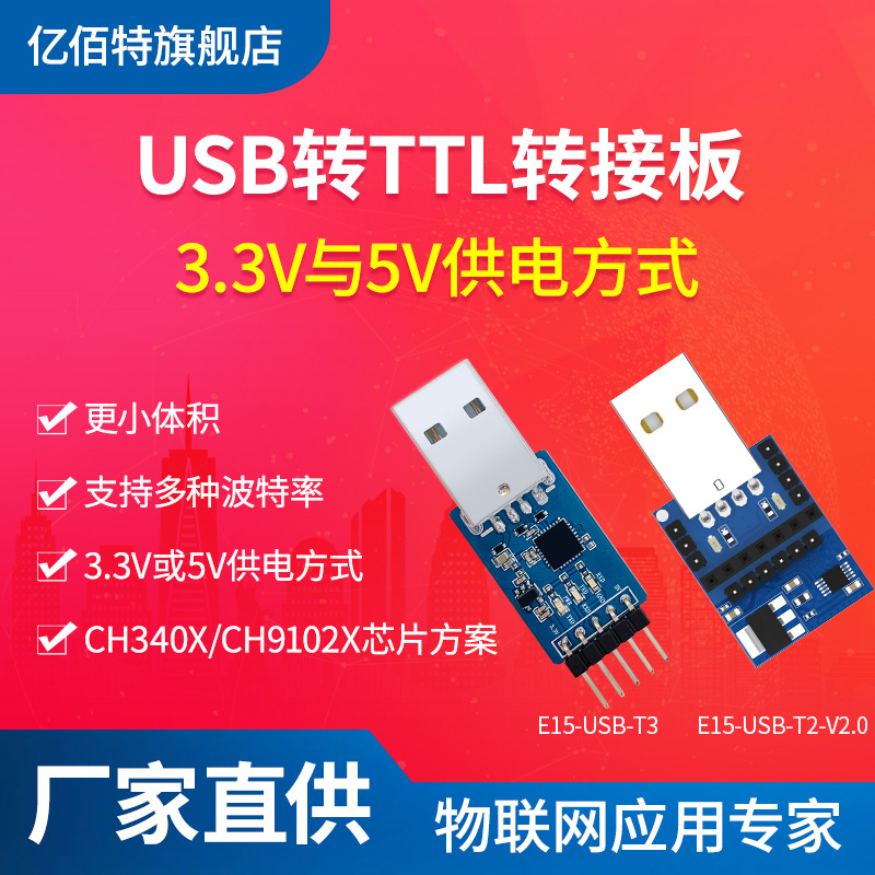 CP2102|2.4G|433M|无线串口模块|USB转TTL|通信刷机模块USB转接板