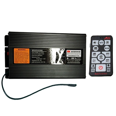 Car Wireless Alarm 400W Car Horn Loudspeaker AS940E Main Unit Tweeter Speaker Set