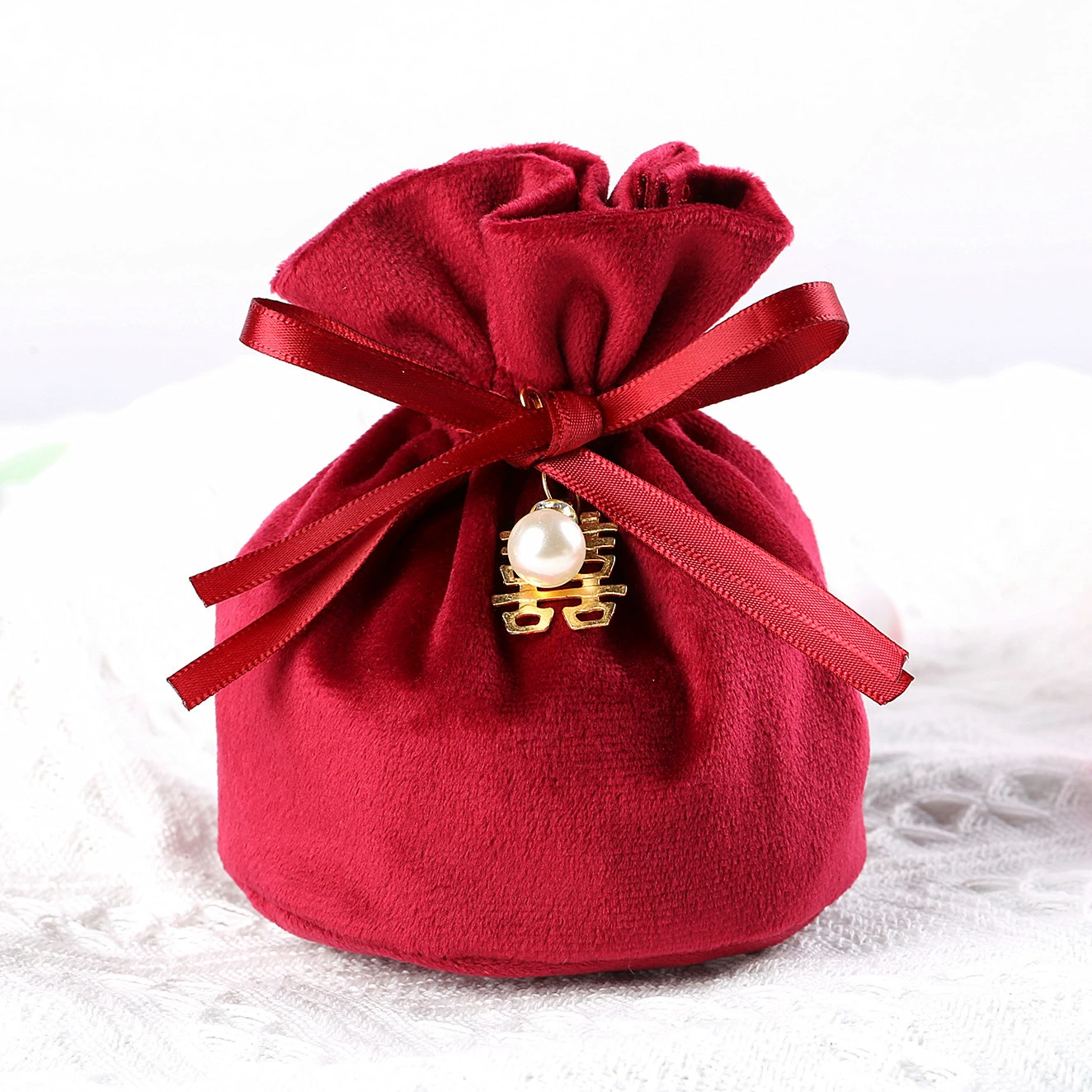 Творческий высокое чувство бархата мешок конфет Свадьба обратно подарок мешок с ручной подарок фланелет конфеты упаковка мешок новая коробка конфет