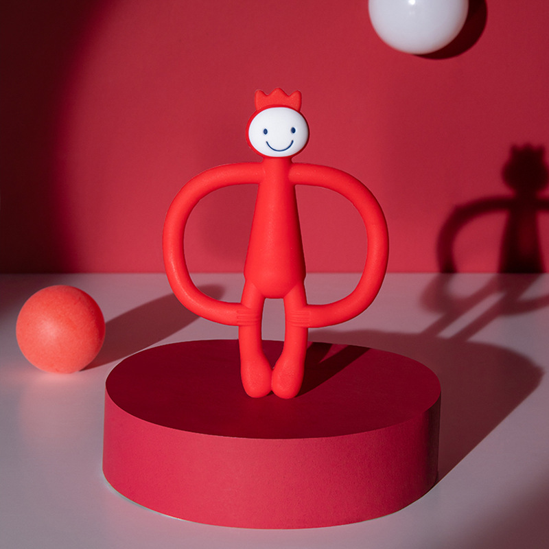 Wq-1 monkey teether [bag red] wq-1 monkey teether [bag red]